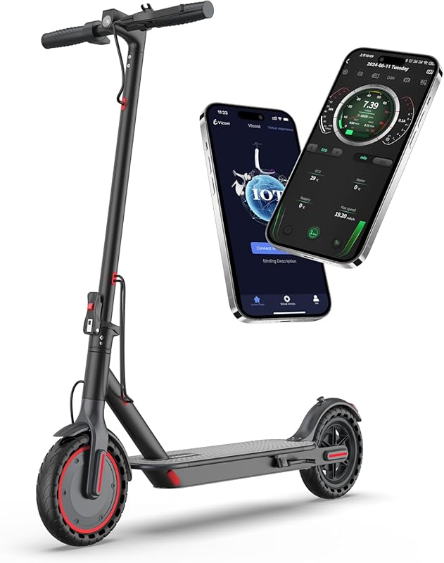 MAXSHOT Folding Electric Scooter for Adults: Dual Suspension, Long Ran