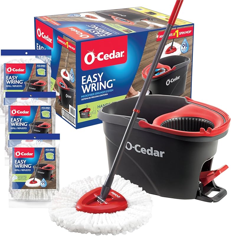 O-Cedar Microfiber Spin Mop and Bucket: An Efficient System for All Ha
