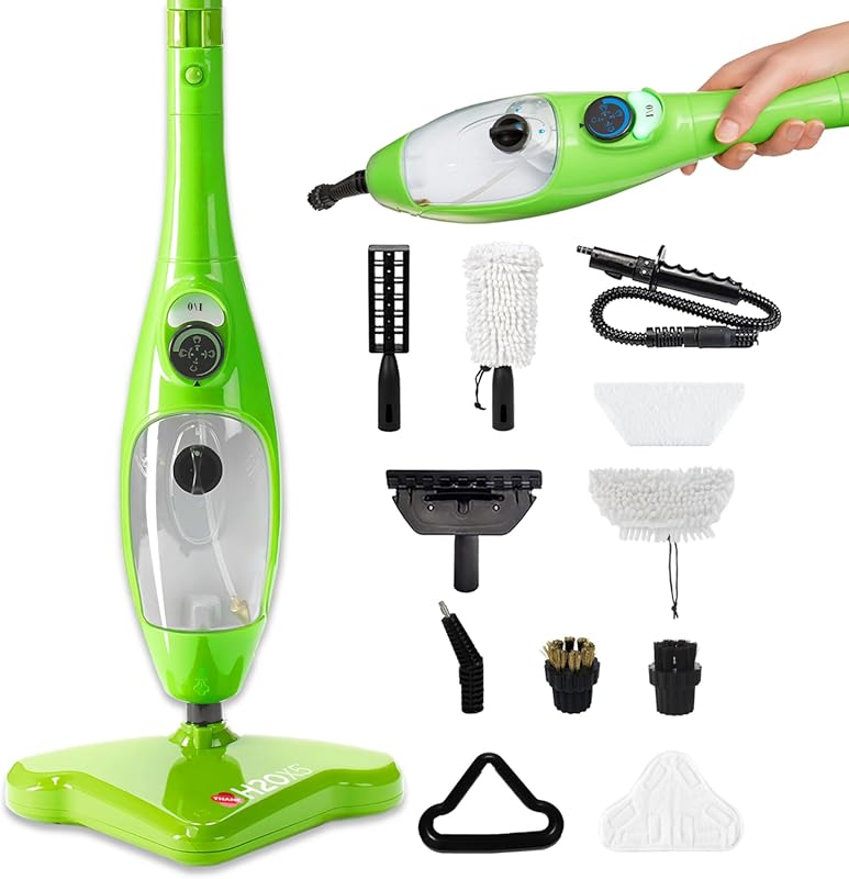 H2O X5 5-in-1 Multi-Purpose Steam Mop & Handheld Cleaner. Features Rap