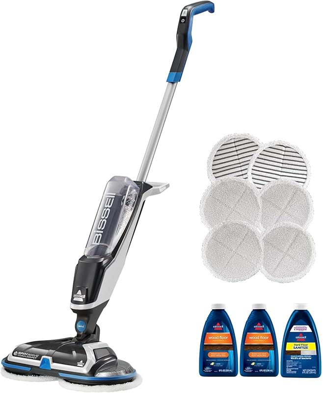 BISSELL Spinwave Cordless Spin Mop: Ideal Cleaner for Engineered Hardw