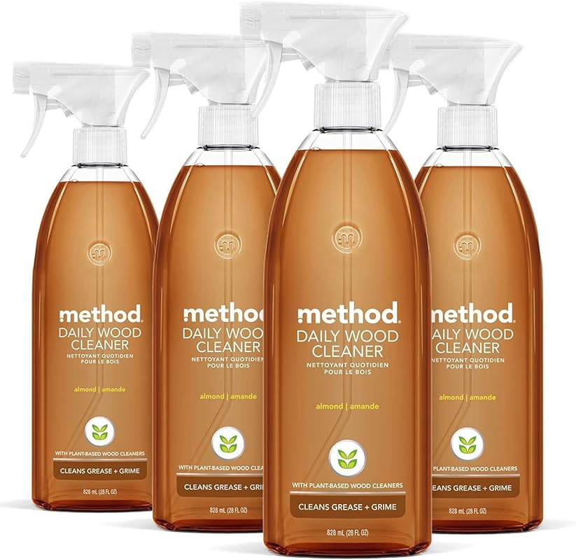 Method Daily Hardwood Cleaner, Almond, Cleans Shelves, Tables and Othe