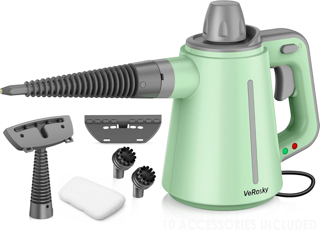 Steam Cleaner for Bathroom and Kitchen, Handheld and Chemical-Free for