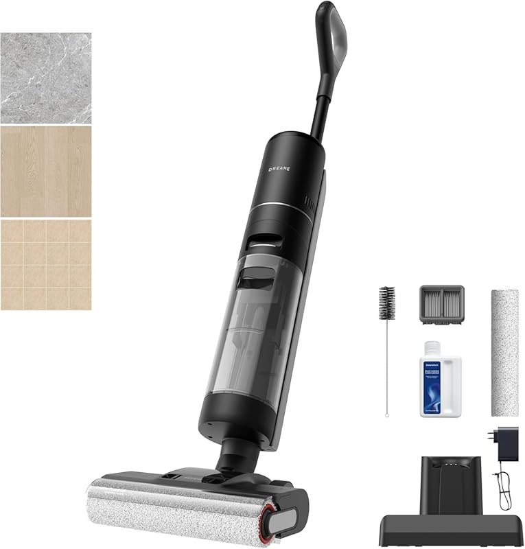 DREAME Wet Dry Vacuum Mop: Self-Propelled with Auto Self-Cleaning for 