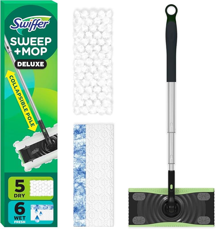 Swiffer Sweep & Mop Kit: A 2-in-1 multi-surface tool for efficient flo