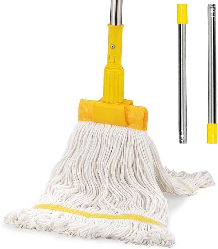 Industrial Commercial Cotton Wet Mop for Concrete and Tile Floors with