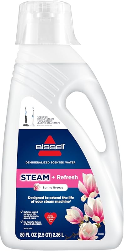 Bissell Spring Breeze Scented Steam Mop Water for a Fresh and Clean Fl