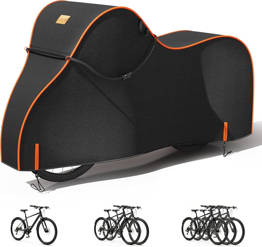 Durable Waterproof Outdoor Bicycle Cover for 1-3 Electric, Mountain, a