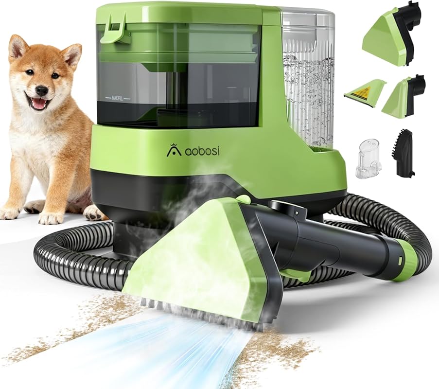 5 Best Carpet Upholstery Steam Cleaner: Expert Picks for a Flawless... 3 AAOBOSI Portable Upholstery Steam Cleaner Machine with Self-Cleaning f