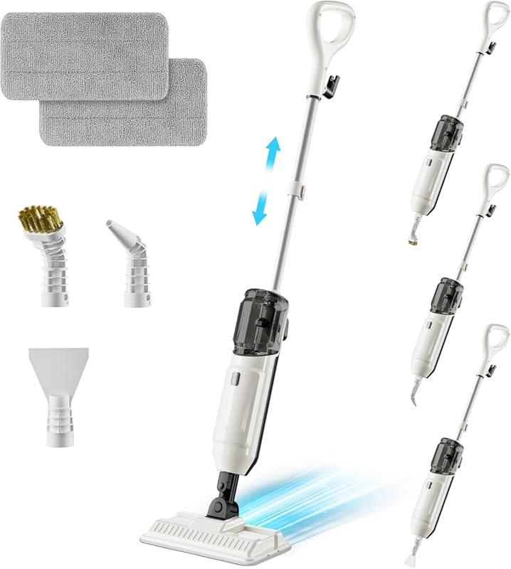 Multi-Purpose Steam Mop Cleaner for Home: Deep Clean Hardwood & Tile. 