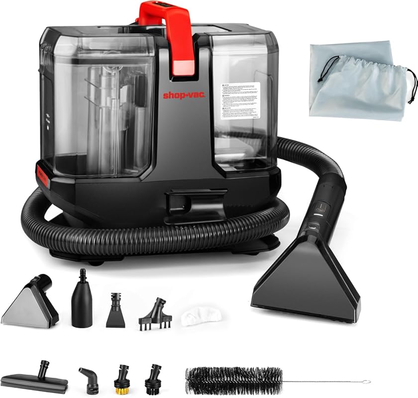 Shop-Vac Portable Steam Carpet Cleaner with Heating. Four Modes and To